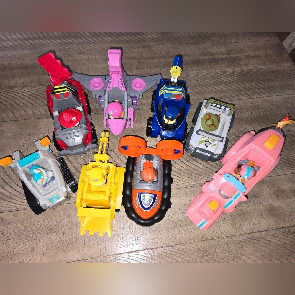 Paw Patrol Toy Vehicle Lot
